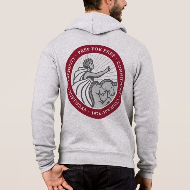 T-shirts Hoodie do logotipo (Verso)