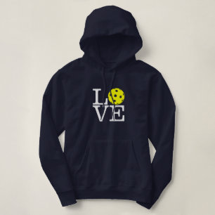 T-shirts Hoodie do Pickleball das mulheres: "AMOR "