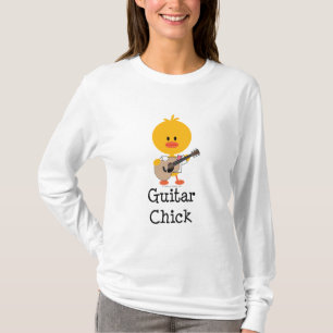 T-shirts Hoodie do pintinho da guitarra
