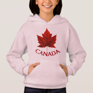 T-shirts Hoodie, Maple Leaf Kid, bandeira do Canadá