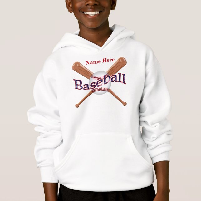 T-shirts Hoodies personalizados das camisolas do basebol (Frente)