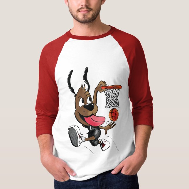 T-shirts hoophound nenhum fogo cmyk300dpi - personalizado (Frente)