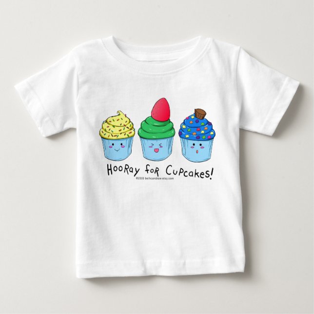 T-shirts hoorayforcupcakesboy (Frente)