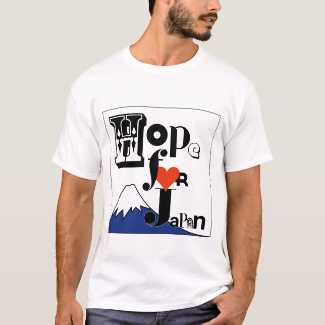 T-shirts hope for japan (Frente)