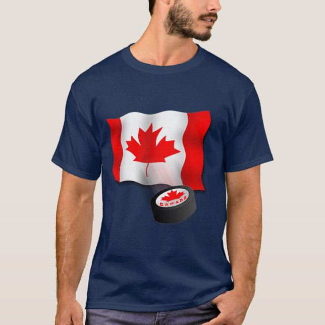 T-shirts Hóquei de Canadá (Frente)
