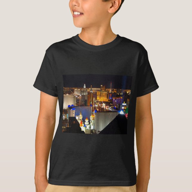 T-shirts Hora da noite de Las Vegas (Frente)