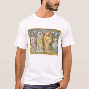 T-shirts Hora do dia, Alphonse Mucha