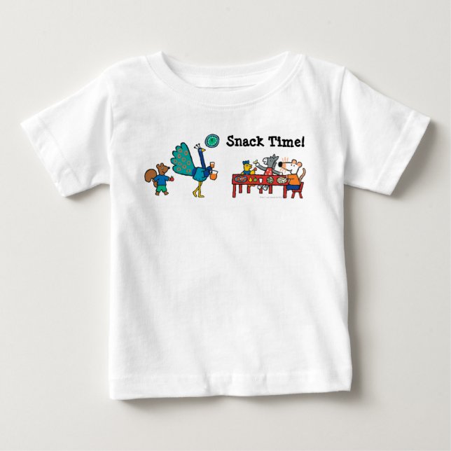 T-shirts Hora do snack da pré-escola Maisy and Friends (Frente)