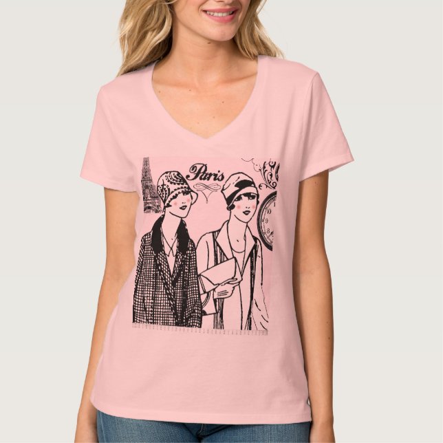 T-shirts Hora para Paris (Frente)