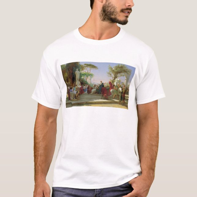 T-shirts Horatius que lê suas sátiras a Maecenas, 1863 (Frente)