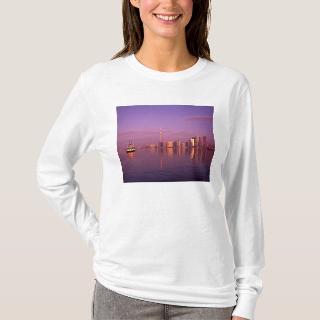 T-shirts Horizonte de Toronto, Ontário, Canadá (Frente)