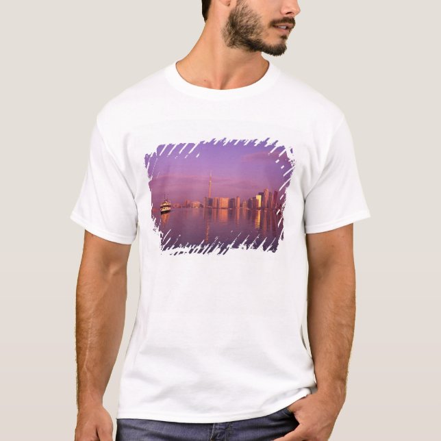 T-shirts Horizonte de Toronto, Ontário, Canadá (Frente)