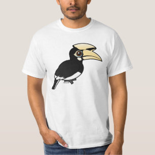T-shirts Hornbill Pied oriental