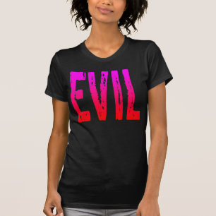 T-SHIRTS HORROR VERMELHO ROSA MAU MONSTRO ZOMBIE