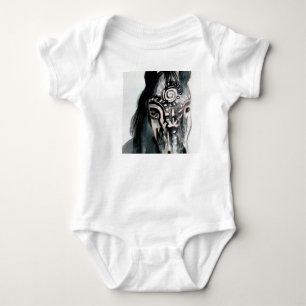 T-shirts Horse Baby Jersey Bodyfato, Branco