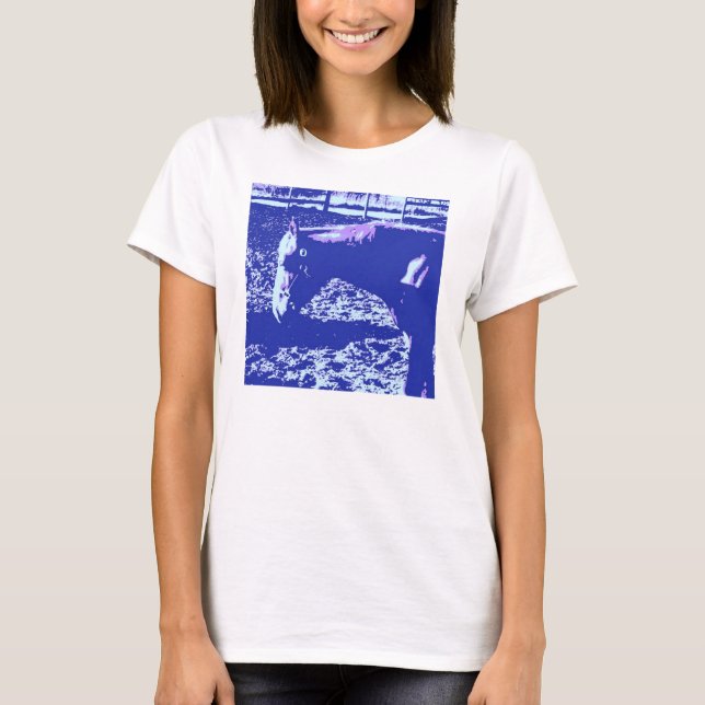 T-shirts Horse Pop Art (Frente)