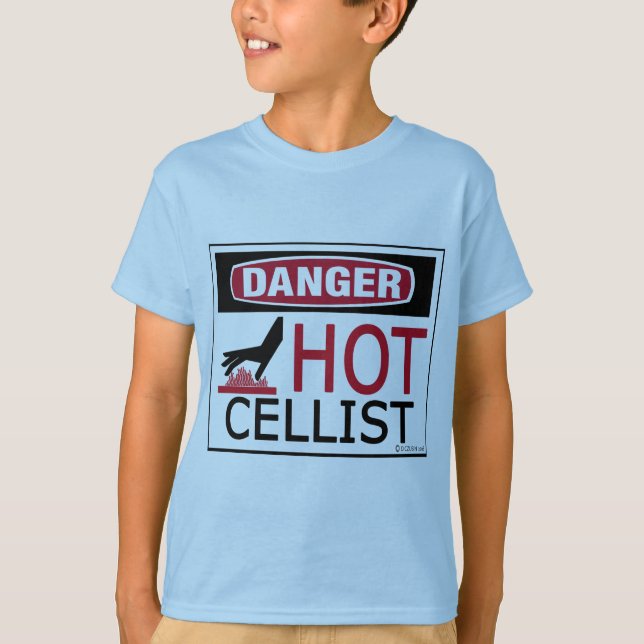 T-shirts Hot Cellist (Frente)