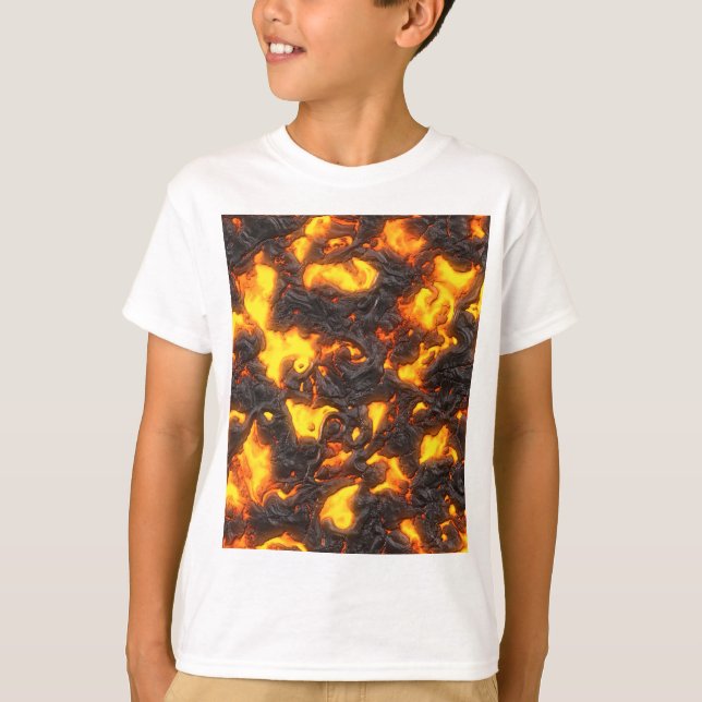 T-shirts Hot Lava (Frente)