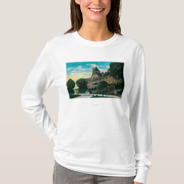 T-shirts Hot Springs em Paso Robles, CAPaso Robles, CA (Frente)