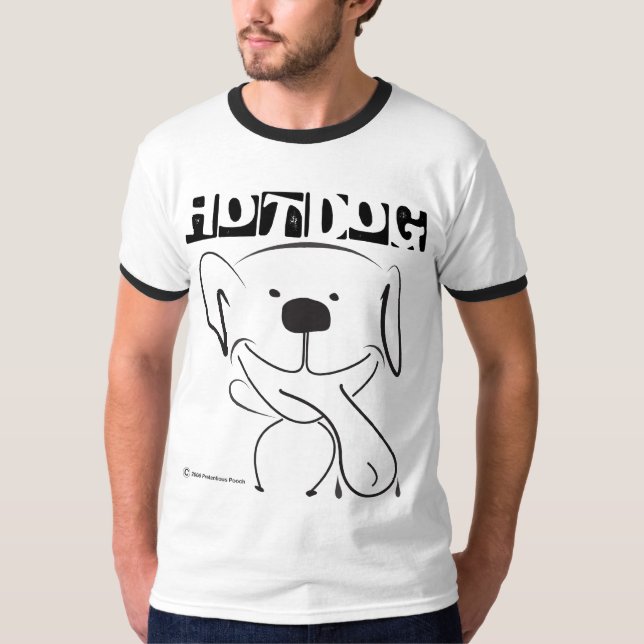 T-shirts HotDog - Magro-Cão-c (Frente)