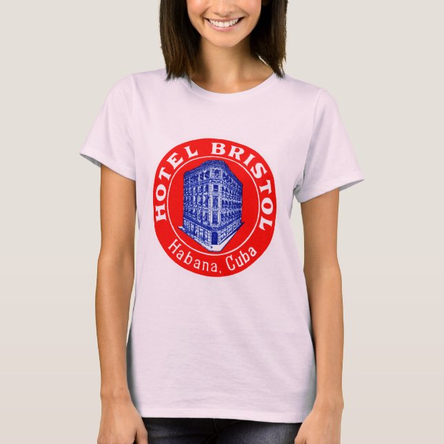 T-shirts Hotel 1930 Bristol Cuba (Frente)