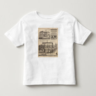 T-shirts Hotel do lugar do parque, casa de Greenman,