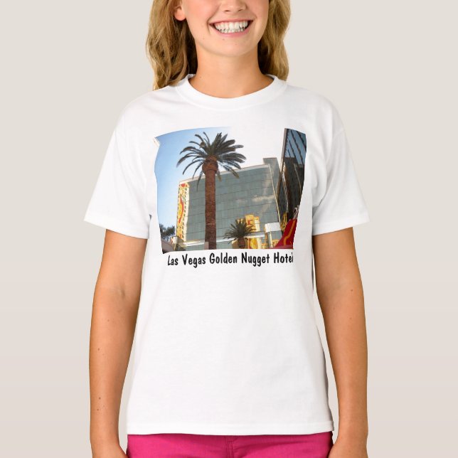 T-shirts Hotel Nugget Ouro Las Vegas (Frente)