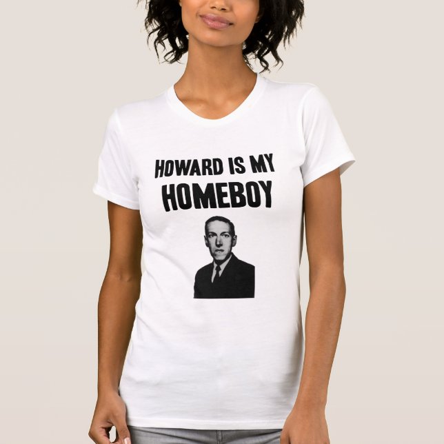 T-shirts Howard é meu ficar em casa (Frente)