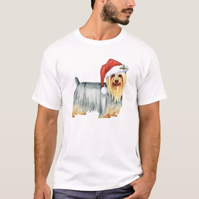T-shirts Howlidays feliz Terrier de seda (Frente)