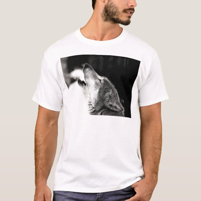 T-shirts Howling Wolf (Frente)