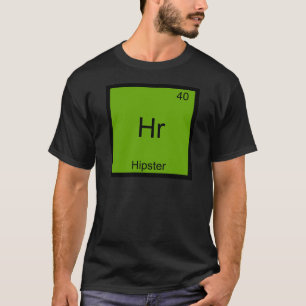 T-shirts Hr - Hipster Engraçado Elemento Meme Química T-S