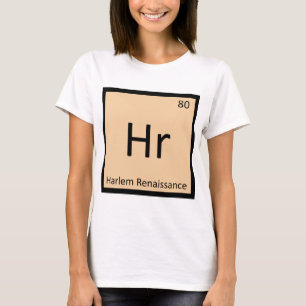 T-shirts Hr - Símbolo de Mesa Periódica de Arte Renascent