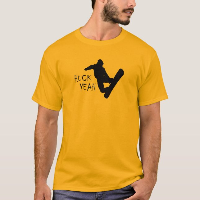 T-shirts Huck Sim (Snowboard) (Frente)