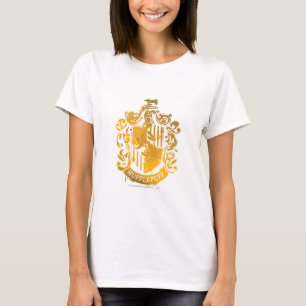 T-shirts Hufflepuff Crest - Splattered