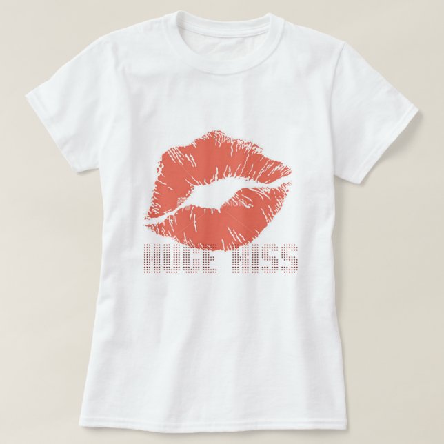 T-shirts Huge Kiss (Frente do Design)