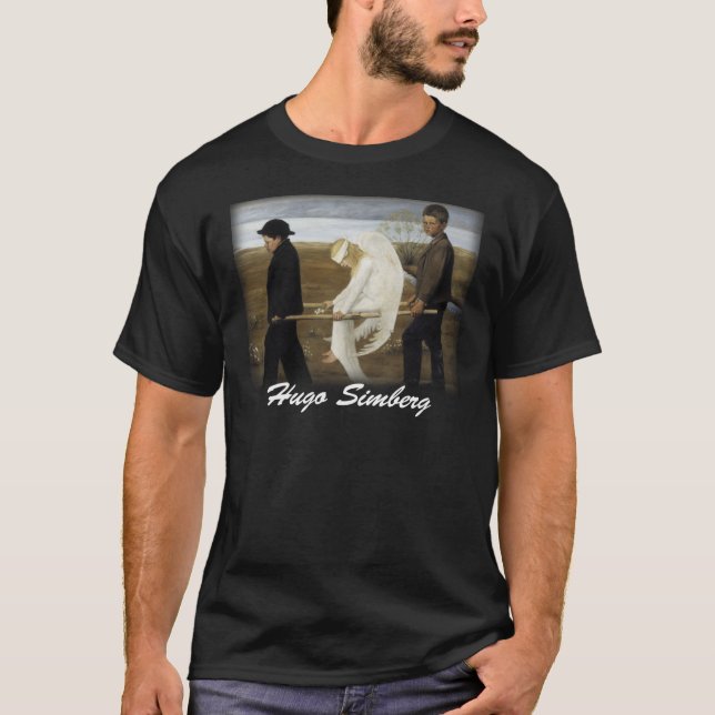 T-shirts Hugo Simberg - o anjo ferido (Frente)