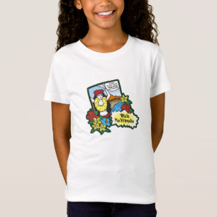 T-shirts Hula Girl Mele Kalikimaka Cartoon de Natal no Hava
