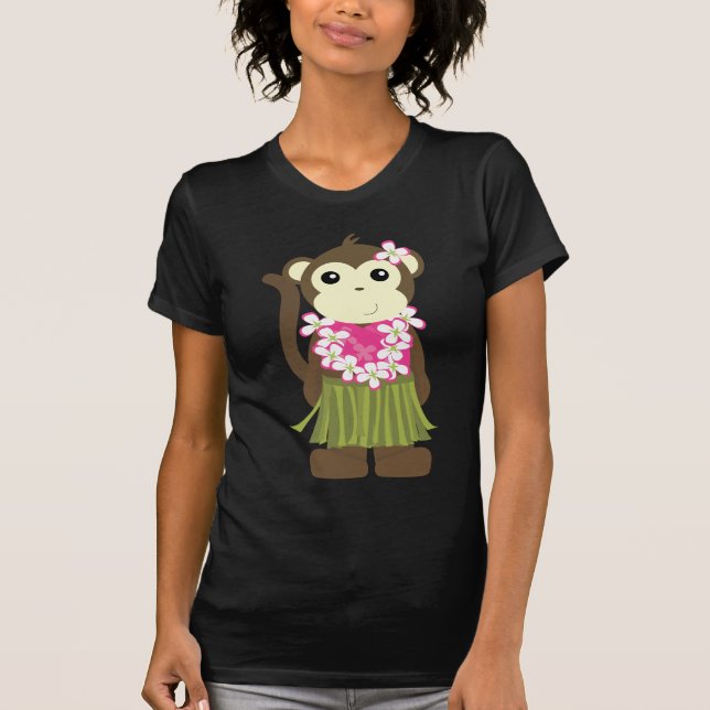 T-shirts Hula Monkey (Frente)