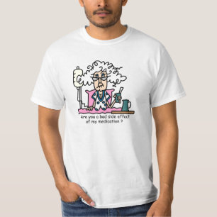 T-shirts Humor com efeito secundário