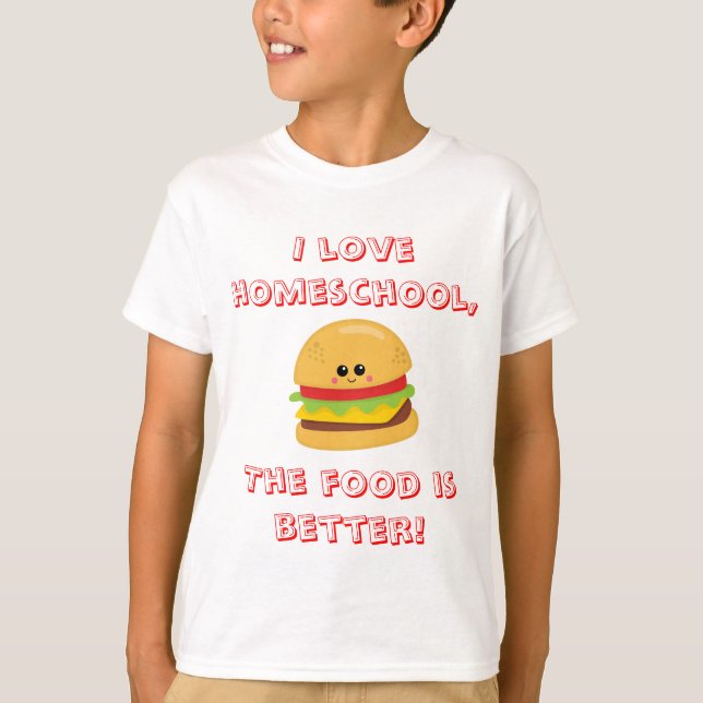 T-shirts Humor da Comida de casa (Frente)