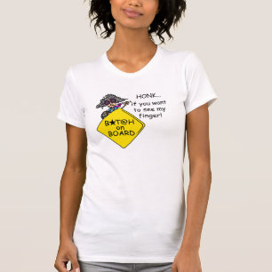 T-shirts Humor da raiva da estrada