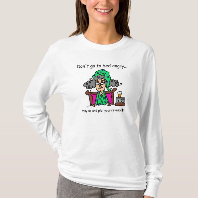 T-shirts Humor das horas de dormir (Frente)