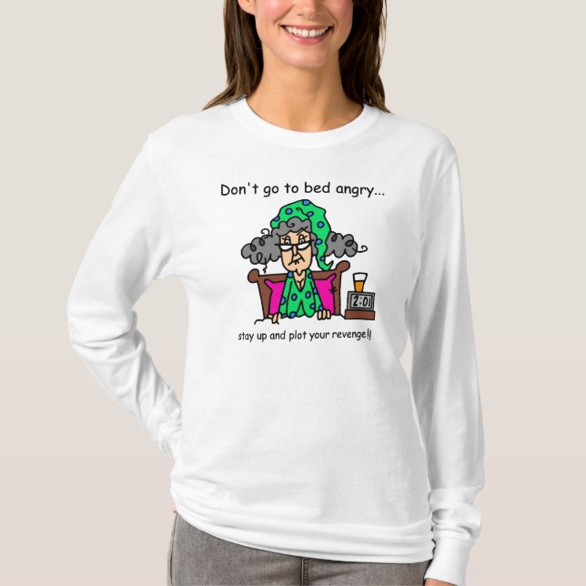T-shirts Humor das horas de dormir (Frente)