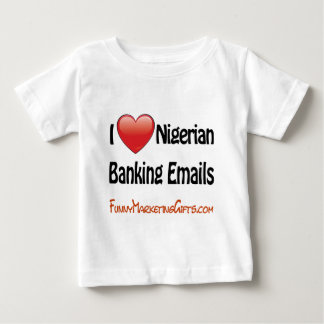 T-shirts Humor de Email Bancário nigeriano