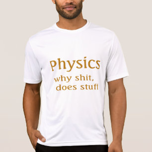 T-shirts humor de física