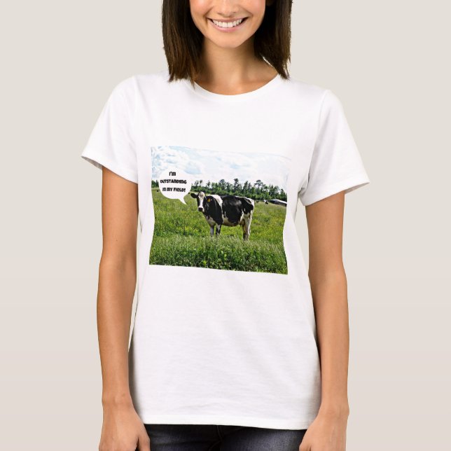 T-shirts Humor de Vaca (Frente)