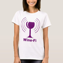 T-shirts Humor de Vinho-Fi