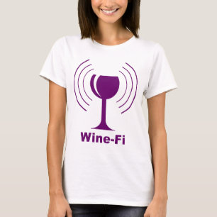 T-shirts Humor de Vinho-Fi