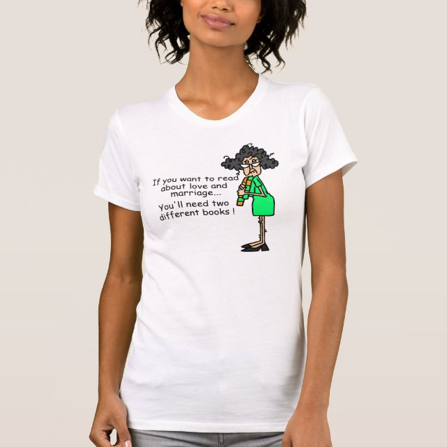 T-shirts Humor do amor e do casamento (Frente)