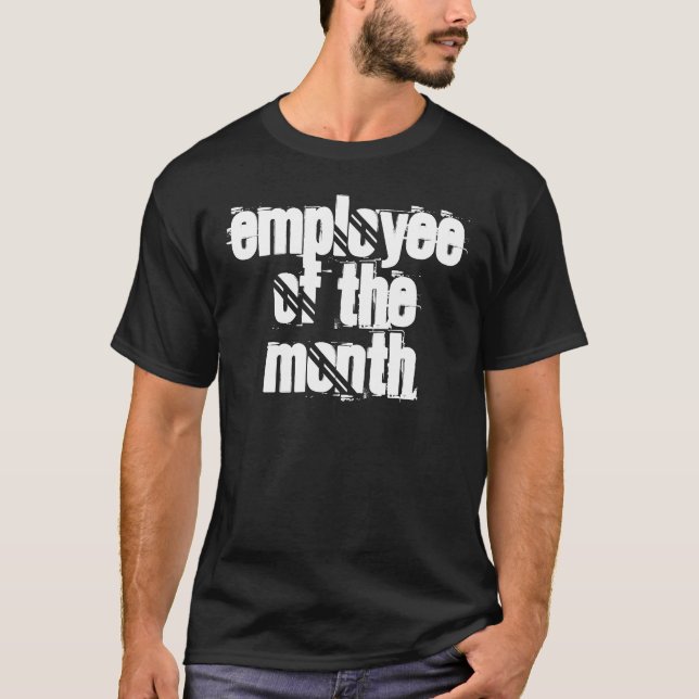 T-Shirts Humor - Empregado das Camisetas do Mês (Frente)